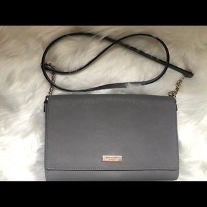 Gray Kate Spade Cross Body Bag